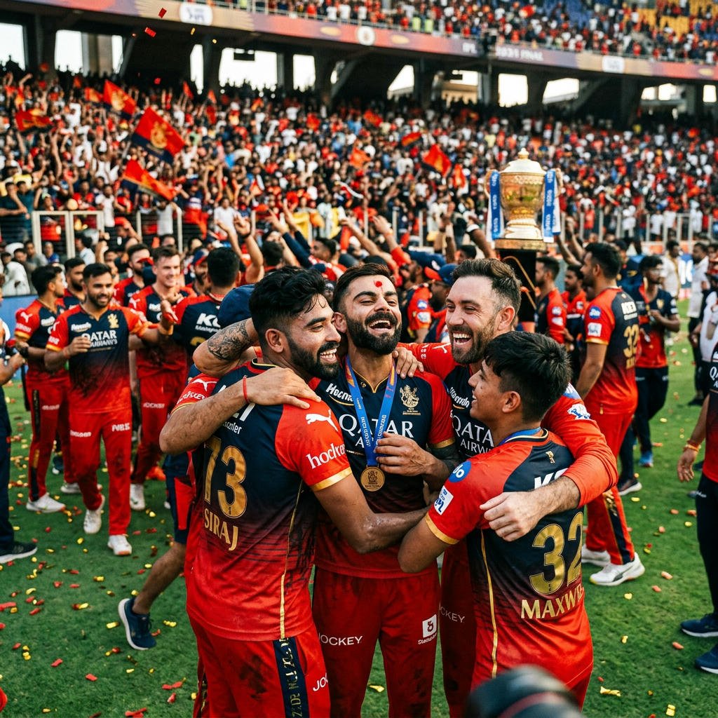 Royal Challengers Bengaluru beat Gujarat Titans in final to win IPL 2026 title - olympics.com - related visual guide